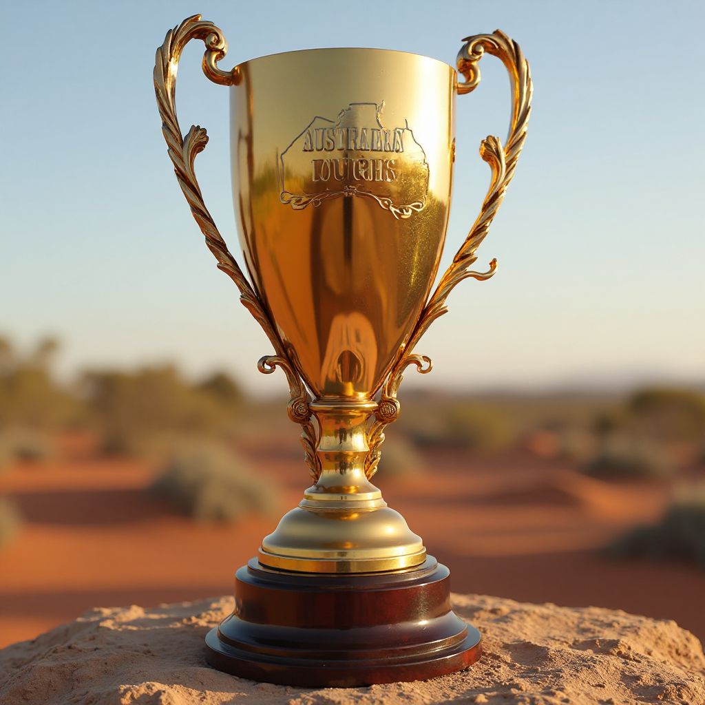 Australian Tourism Award trophy